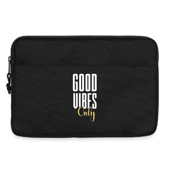 Ambiance classique uniquement : « Bold Letters » - Sacoche pour ordinateur portable 13 pouces - noir - Devant