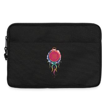 Spirituality Sacred Geometry Lotus Flower Zen - Laptop bag 13" - black - Front