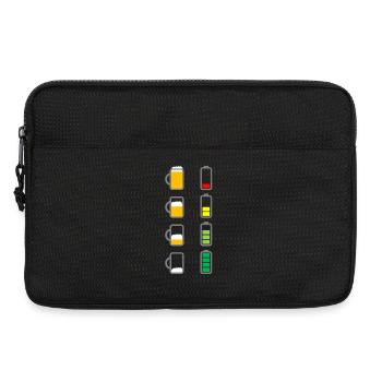 Recharger la batterie de la bière - Sacoche pour ordinateur portable 13 pouces - noir - Devant