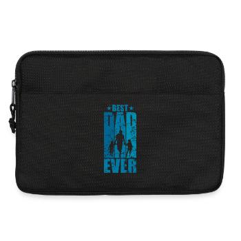 LE MEILLEUR PAPA DE TOUS LES TEMPS, DEUX ENFANTS PAPA DE DEUX ENFANTS - Sacoche pour ordinateur portable 13 pouces - noir - Devant