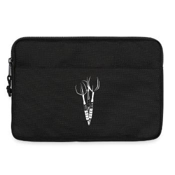Dart Pfeile Darts Symbol Logo icon Illustration - Laptoptasche 13" - Schwarz - Vorne
