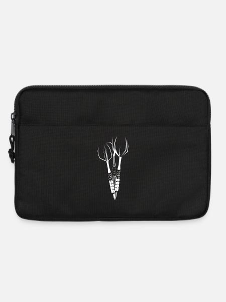 Dart Pfeile Darts Symbol Logo icon Illustration - Laptoptasche 13" - Schwarz