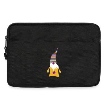 Weihnachtswichtel: Wichtel Stern Weihnachten Kind - Laptoptasche 13" - Schwarz - Vorne