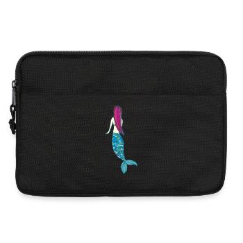 meerjungfrau - Laptoptasche 13" - Schwarz - Vorne