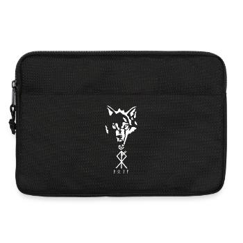 Wikinger-Rune des Wolfes - Laptoptasche 13" - Schwarz - Vorne