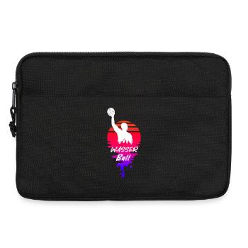 Wasserballer Wasserpolo Sunset - Laptoptasche 13" - Schwarz - Vorne