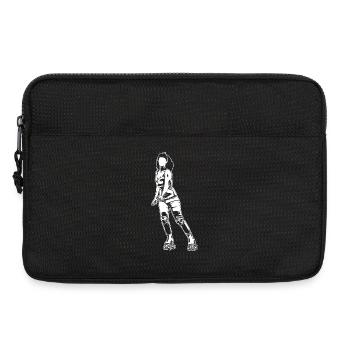 Roller Skater Girl - Laptop bag 13" - black - Front