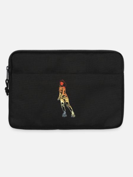 Rollschuhläuferin - Laptoptasche 13" - Schwarz