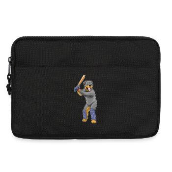 Rottweiler Cricket Cricket Bats - Laptop bag 13" - black - Front