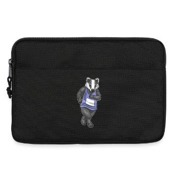 Dachs Jogger Joggen Sport - Laptoptasche 13" - Schwarz - Vorne