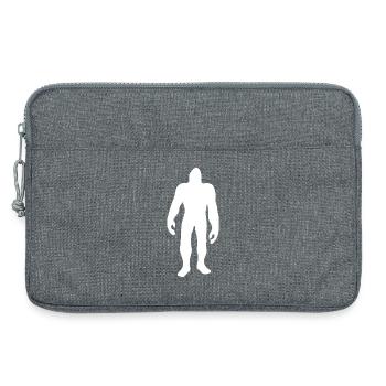 Bigfoot Silhouette Minimalist Fairy Tale - Laptop bag 13" - heather grey - Front