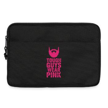 Tough Guys Wear Pink - Laptop bag 13" - black - Front
