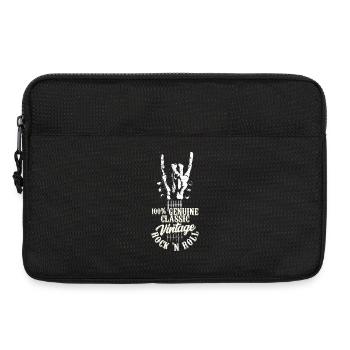 100% Genuine Classic Vintage Rock 'n Roll Music - Laptoptasche 13" - Schwarz - Vorne