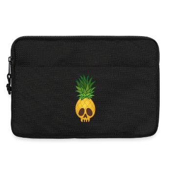 Pineapple Skull - Laptop bag 13" - black - Front