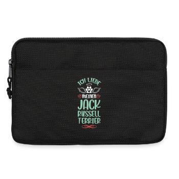 I love my Jack Russell Terrier - Laptop bag 13" - black - Front