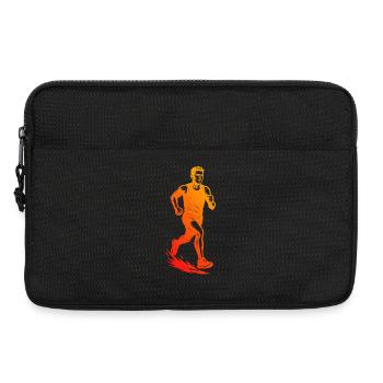 Clear running motif for every day - Laptop bag 13" - black - Front