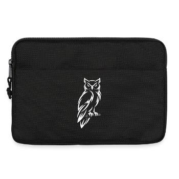 Eule – Mystisches  Natur Design - Laptoptasche 13" - Schwarz - Vorne