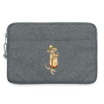 Meerkat Taco - Laptop bag 13" - heather grey - Front