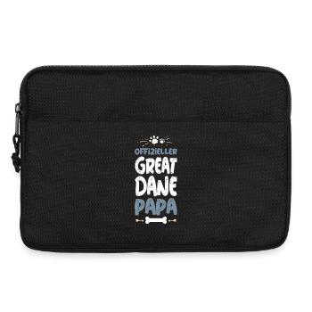 Officiel Papa Dogue - Sacoche pour ordinateur portable 13 pouces - noir - Devant