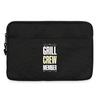 Grill Crew - Laptoptasche 13" - Schwarz - Vorne
