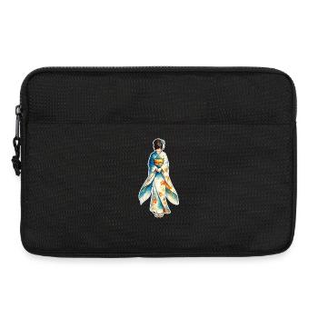 Kimono . 1 . AI generated - Laptop bag 13" - black - Front
