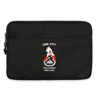 Katzenleuchtturm Küstenreise - Laptoptasche 13" - Schwarz - Vorne