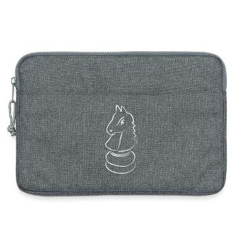 schach springer - Laptoptasche 13" - Grau meliert - Vorne