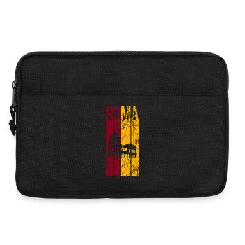 Rome t-shirt design grunge effet Roma Rom Rome - Sacoche pour ordinateur portable 13 pouces - noir - Devant