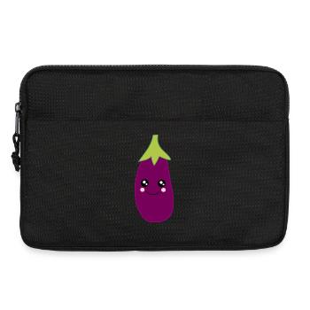 Aubergine Légume Costume Carnaval Carnaval - Sacoche pour ordinateur portable 13 pouces - noir - Devant