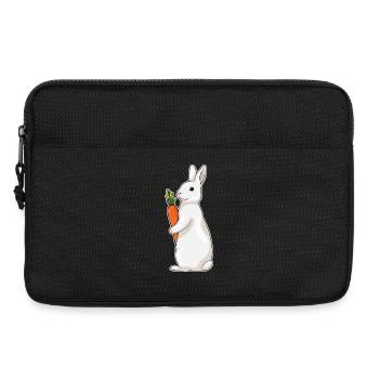 Rabbit Carrot - Laptop bag 13" - black - Front