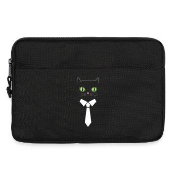 Business cat - Laptop bag 13" - black - Front