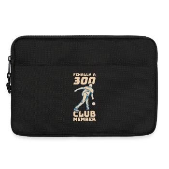 300 Punkte Bowling - Laptoptasche 13" - Schwarz - Vorne