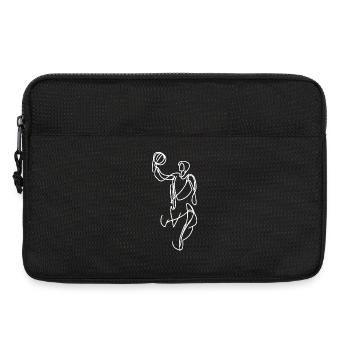 Basketball Skizze - Laptoptasche 13" - Schwarz - Vorne