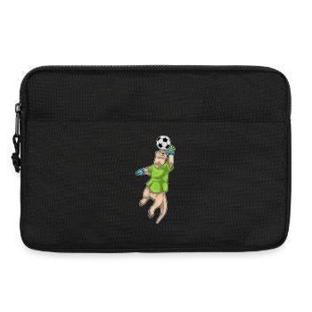 Otter Soccer Player Soccer - Laptop bag 13" - black - Front