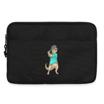 Sport de raquette de tennis de tennis à suricate - Sacoche pour ordinateur portable 13 pouces - noir - Devant