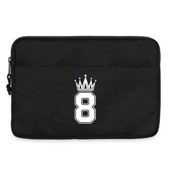 8 Krone - Laptoptasche 13" - Schwarz - Vorne