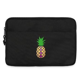 Décoration à l’ananas Fête exotique d’été Tropical Fun - Sacoche pour ordinateur portable 13 pouces - noir - Devant