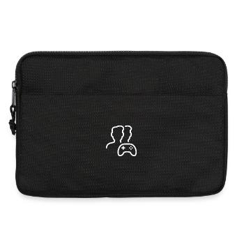 Twin Gamers Line Art sur le Tee - Sacoche pour ordinateur portable 13 pouces - noir - Devant
