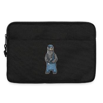 Dachs Mechaniker Schraubenschlüssel Werkstatt - Laptoptasche 13" - Schwarz - Vorne