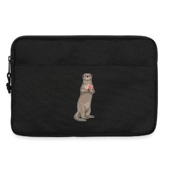 Cartes de poker Otter Poker - Sacoche pour ordinateur portable 13 pouces - noir - Devant