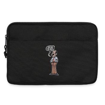 Retirement Farewell Statement Senior Leisure - Laptop bag 13" - black - Front