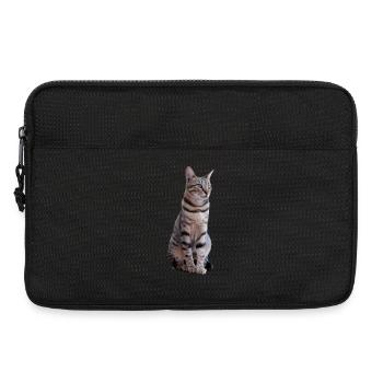 Katze Katzen Kätzchen Katzenshirt Geschenk - Laptoptasche 13" - Schwarz - Vorne