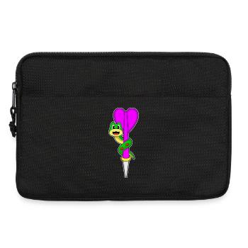 Fléchette serpent - Sacoche pour ordinateur portable 13 pouces - noir - Devant