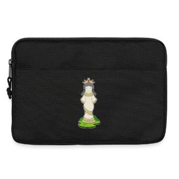Chess Piece Queen Chess - Laptop bag 13" - black - Front