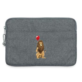 Löwe Luftballon - Laptoptasche 13" - Grau meliert - Vorne