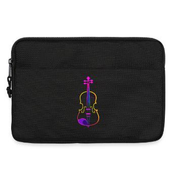 Violin Lineart - Laptop bag 13" - black - Front