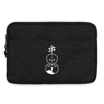 Cartoon Violin - Laptop bag 13" - black - Front