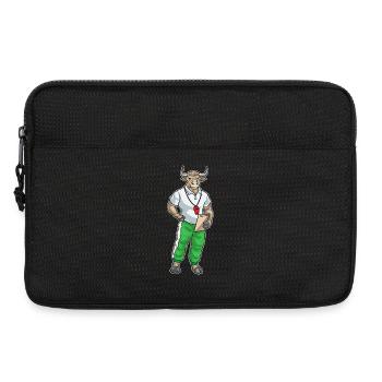 Stier Sport Lehrer Schule - Laptoptasche 13" - Schwarz - Vorne