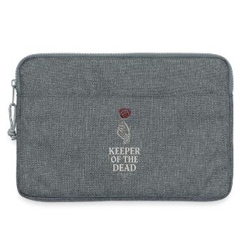 Cadavre Science Humour noir Mort Positif - Sacoche pour ordinateur portable 13 pouces - gris chiné - Devant