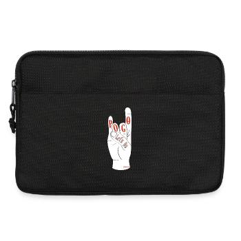 Let's Go Pogo - Laptop bag 13" - black - Front